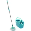 Leifheit Bodenwischer + Eimer "Clean-Twist-Disc-Mop-Set Ergo" 2-teilig Wischmop