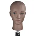 Mannequin-Kopf, weiblich, ohne Haare, Übungskopf für Perückenherstellung und zum Ausstellen von Perücken, mit Tischklemme