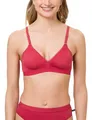 BeeDees Damen Soft-BH Microfun N dunkelrot | 90D