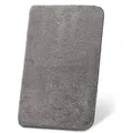 Beautissu Badematte Badematte rutschfest BeauMare FL, 120x70cm, Grau, Höhe 30 mm, Polyester, 120x70 cm Duschvorleger Hochflor Badteppich rutschfest Waschbar Shaggy grau 70 cm x 120 cm x 30 mm