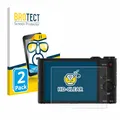 BROTECT (2 Stück Schutzfolie für Sony Cyber-Shot DSC-WX300 / WX350 Displayschutz Folie Ultra-Klar