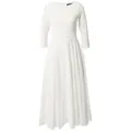 SWING Cocktailkleid (1-tlg) Spitze weiß 34
