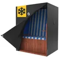 VERDOBA Strandkorb-Schutzhülle Strandkorb Schutzhülle wasserdicht 600D Oxford Strandkorbabdeckung 100 x 135 x 160 cm