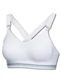 Schiesser Damen Sport BH High Impact Bra Active 70-95 Cup A-C 75-95 Cup D-E Schwarz Weiss, Größe:70B, Farbe:Weiß (100)