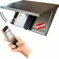 HooD Einbautresor 350x250x20 mm - Edelstahl roh, Bluetooth Steuerung, PS Locks App + Batterien