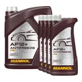 Kühlerfrostschutz MANNOL Antifreeze AF12+ 9L (5+4x1) Frostschutz Konzentrat Rot