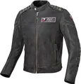 Bogotto Detroit Motorrad Lederjacke, schwarz, 50