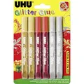 Uhu - Glitter Glue 6 X 10 Ml Bastelkleber