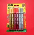UHU Glitzerkleber Glitter Glue 6er Pack 6x10ml