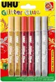 UHU Glitter Glue 6er Pack 6x10ml Glitzerkleber