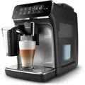 Philips Kaffeevollautomat 3200 Series, 5 Kaffeespezialitäten, LatteGo Milchsystem, Touchdisplay, Schwarz (EP3246/70) - Schwarz