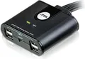 ATEN US424 4-Port USB Peripheral Sharing Device - USB-Umschalter für die gemeinsame Nutzung von Peripheriegeräten - Desktop