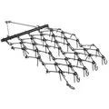 VEVOR Schleppegge, 1707x1219mm, Wiesenegge mit 80 scharfen Zähnen, geeignet für ATV- & UTV-Traktor, für Bodenvorbereitung, Aussaat, Glättung von