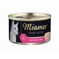24 x 100g Miamor Feine Filets Huhn & Reis Katzenfutter für Lieblingskatzen