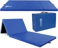 XL Gymnastikmatte 180x60x5cm Turnmatte Sportmatte Fitness Weichbodenmatte Blau
