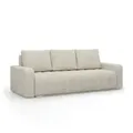 Mebligo Sofa, Beige, Textil, 3-Sitzer, 97x87x227 cm, Wohnzimmer, Sofas & Couches, Sofas, 3-Sitzer Sofas