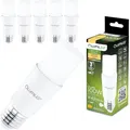 Lumiled 6x E27 LED Lampe Stabform 13W ersetzt 100W 1521lm 3000K Warmweiß Stick Maiskolben Leuchtmittel Energiespar Lichtquelle Blendfreie Beleuchtung T45 Stablampe
