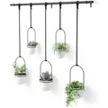 umbra Hängeblumentopf in Schwarz - (B)138 x (H)95 x (T)18 cm