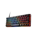 SteelSeries Apex Pro Mini Gen 3 Gaming Tastatur 60 Prozent - Hall Effect Switches OmniPoint 3.0 - Anpassbarer Auslösebereich - GG Quickset - Rapid Trigger - Rapid Tap-SOCD - FR Layout AZERTY