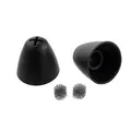 Sennheiser RS 5200 / RS 5000 / RS 2000 / Set 860 / Set 880 Filterung Ohr Silikon - Schwarz (1 Paar)