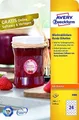 AVERY Zweckform Marmeladenetiketten Art. 5080 (240 Aufkleber ablösbar, Ø 40mm au