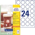 AVERY Zweckform Etiketten 5080 weiß 40,0 x 40,0 mm, 10 Blatt