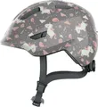Abus Kinderfahrradhelm "SMILEY 3.0" Gr. M, grau (grau horse), M Kopfumfang: 50cm - 55cm