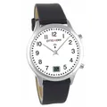 Otto Kern Funkarmbanduhr japanisches Quarzuhrwerk Funkuhr 42 mm Lederarmband