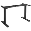 Boxxx Schreibtischbeine, Schwarz, Metall, 107.5-175x69-115x60 cm, Arbeitszimmer, Schreibtische, Bürotische