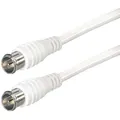 Hapena Antennen-Kabel 5m ws13451Quick-F-Stecker - Quick-F-Stecker 95dB - Kabel - Antenne/TV (95 dB, Antennenkabel) (13451)