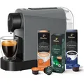 Tchibo Cafissimo „Pure plus“ Kapselmaschine inkl. 30 Kapseln, Grey