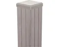 Pfosten GroJa Merano BPC inkl. Kappe zum Einbetonieren 7 x 7 x 240 cm bi-color S