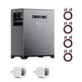 XORO SOLAR SPS 2155 Solarspeicher - Balkonkraftwerkspeicher mit 2 kWh LiFePO4 Akku, Dual MPPT 2x800W Eingang, 800W Ausgang für den Innen- und Außenbereich IP65, Plug & Play inkl. 2 Smart-Plugs