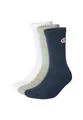 Champion Unisex Core 3PP Crew Füßlinge, Blu Marino, Bianco, Grigio Melange Chiaro, 35-38
