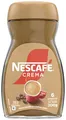 NESCAFE NESCAFÉ CLASSIC Crema, löslicher Bohnenkaffee aus mitteldunkel gerösteten Kaffeebohnen, kräftiger Instant-Kaffee mit samtiger Crema, koffeinhaltig, 1er Pack, 200g