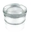 Fuchs Design Glasbausteine Betonglas Rund Vollsicht Transparent 12x6cm 10 Stück