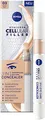 NIVEA Hyaluron Cellular Filler 3IN1 Augenpflege Concealer Dunkel (4 ml), Anti-Age Concealer mit Hyaluron, Abdeckstift für Augenringe, Rötungen und Pickel