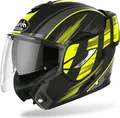Airoh Rev 19 Ikon Klapphelm, schwarz/gelb, XS (53/54)