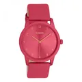 Oozoo Damenuhr mit Lederband Color Line 38 MM Rot / Rot C11544