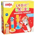 HABA Logic! Games Amandas Alpakas – Sortierspiel aus hochwertigem Holz, inspiriert vom beliebten App-Spielprinzip, Knobelspaß für Kinder ab 7 Jahren – 2011825001
