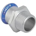 Geberit Mapress Edelstahl √úbergang Mit Außengewinde D 12mm, R 1/2‚Ä≥