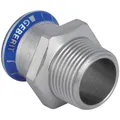 GE Mapress Edelstahl Übergang mit AG d12-R1/2