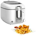 Tefal FR3141 Super Uno Fritteuse weiß/grau 1800 Watt 2,2 Liter bis zu 1,5 kg