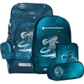 Beckmann Active Air FLX Schulrucksack Set 6-tlg. Ninja Master - Blau