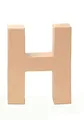 Glorex 6 2029 108 - Papp - Buchstabe H, Buchstabe aus brauner Pappe, ca. 17,5 X 5,5 cm groß, zum bemalen und bekleben, für Serviettentechnik und Décopatch, ideal als Dekoration