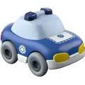 Haba Polizeiauto Kullerbü, Blau, Grau, Kunststoff, 5.7x5.2x9 cm, Schwungradmotor, Spielzeug, Kinderspielzeug, Spielzeugautos