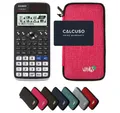 CASIO Taschenrechner fx-991DE X ClassWiz inkl. WYNGS Schutztasche Pink