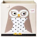 3Sprouts Aufbewahrungsbox, Natur, Textil, Tiere, 33x33 cm, Spielzeug, Spielzeugkisten
