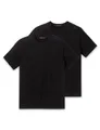 Schiesser Herren 2 Pack Shirt Rundhals - American Unterhemd, Schwarz_008150, XXL EU