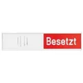 Türschild besetzt BS0117 102x27,4mm al selbstklebend